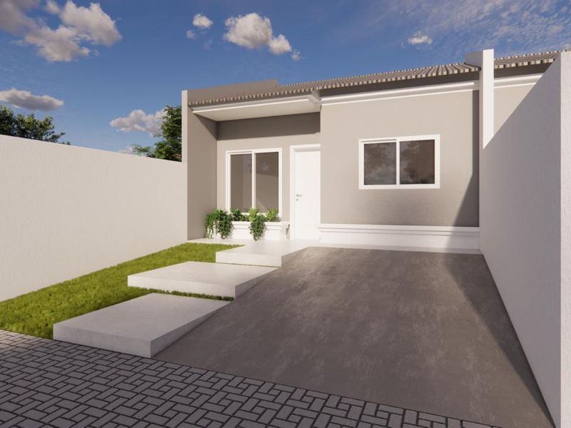 Casa à venda com 2 dormitórios, 1 banheiro, 1 vaga de garagem e 55m² de área privativa no bairro Araras