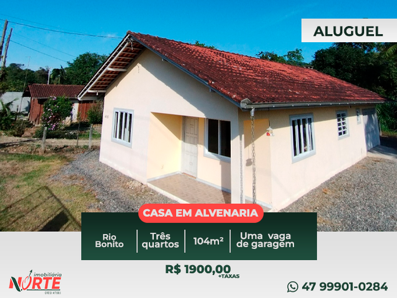 Casa de 3 quartos, no bairro RIO BONITO, em Joinville | Eu Corretor