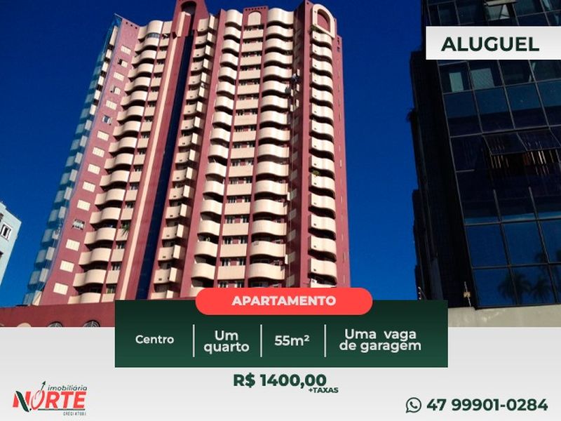 Apartamento de 1 quarto, no bairro CENTRO, em Joinville | Eu Corretor