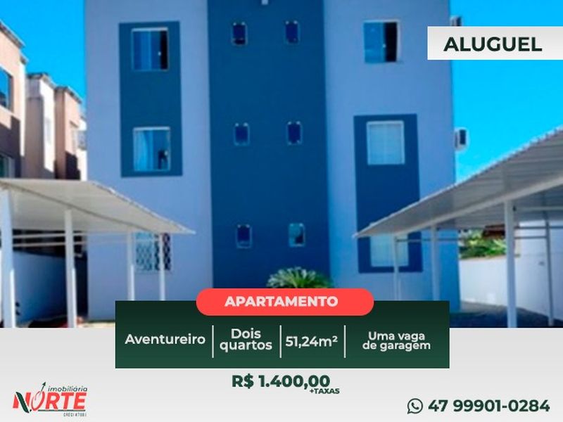Apartamento de 2 quartos, no bairro AVENTUREIRO, em Joinville | Eu Corretor