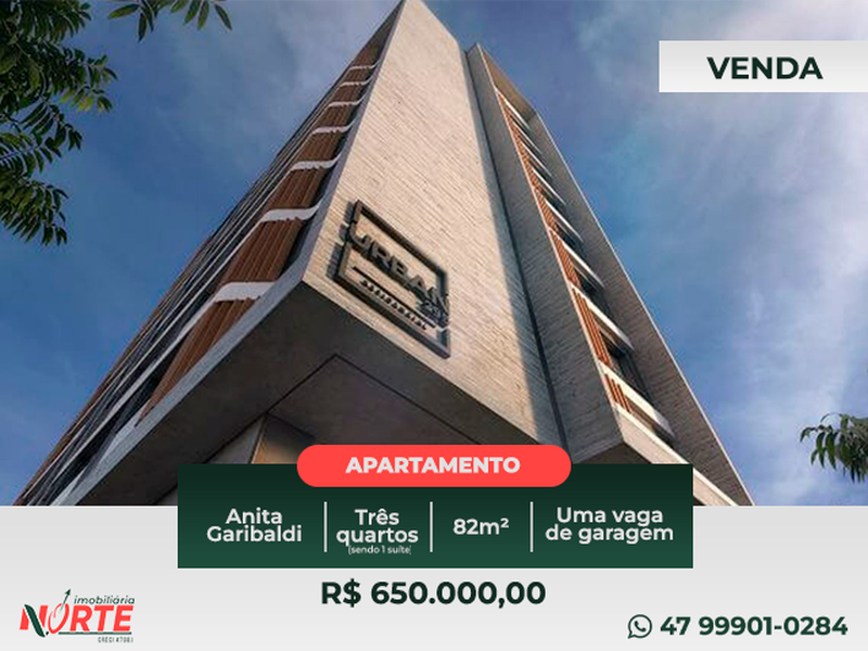 Apartamento de 3 quartos, no bairro ANITA GARIBALDI, em Joinville | Eu Corretor