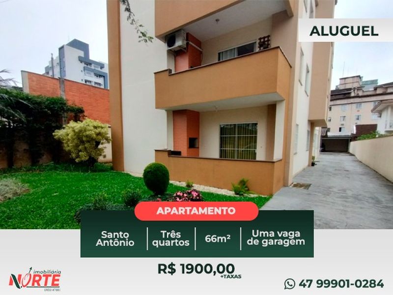 Apartamento de 3 quartos, no bairro SANTO ANTÔNIO, em Joinville | Eu Corretor