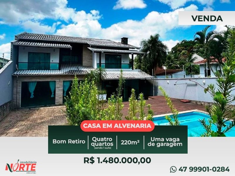 Casa de 4 quartos, no bairro BOM RETIRO, em Joinville | Eu Corretor