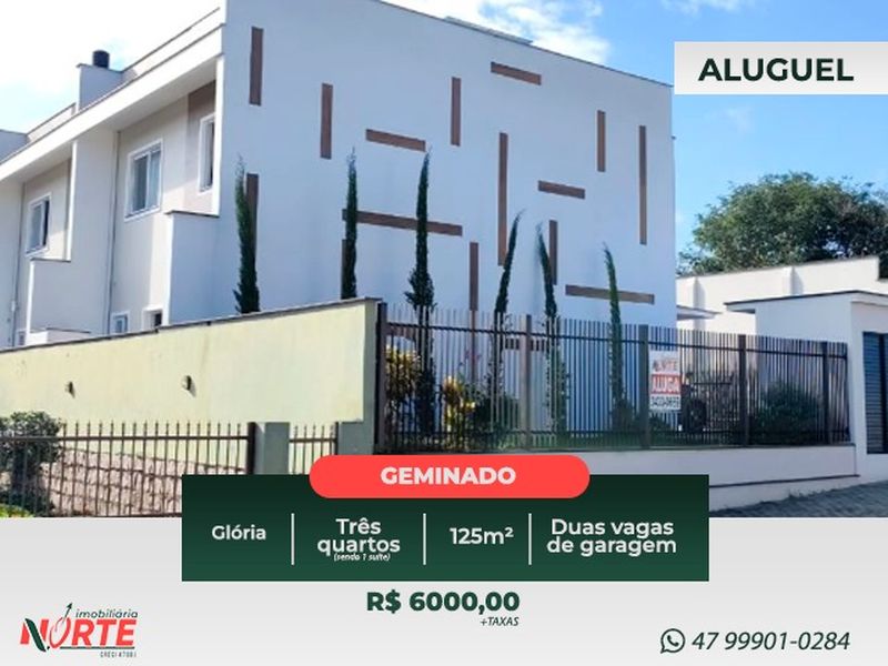 Sobrado de 3 quartos, no bairro GLÓRIA, em Joinville | Eu Corretor