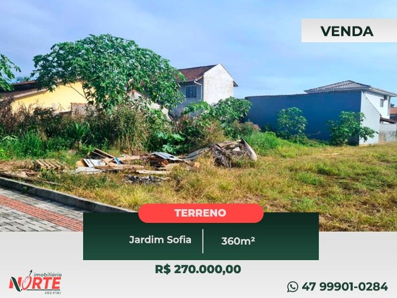 Lote/Terreno no bairro JARDIM SOFIA, em Joinville | Eu Corretor