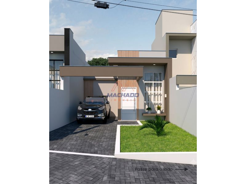 Casa à venda com 3 dormitórios, 1 banheiro, 2 vagas de garagens e 87m² de área privativa no bairro Efapi